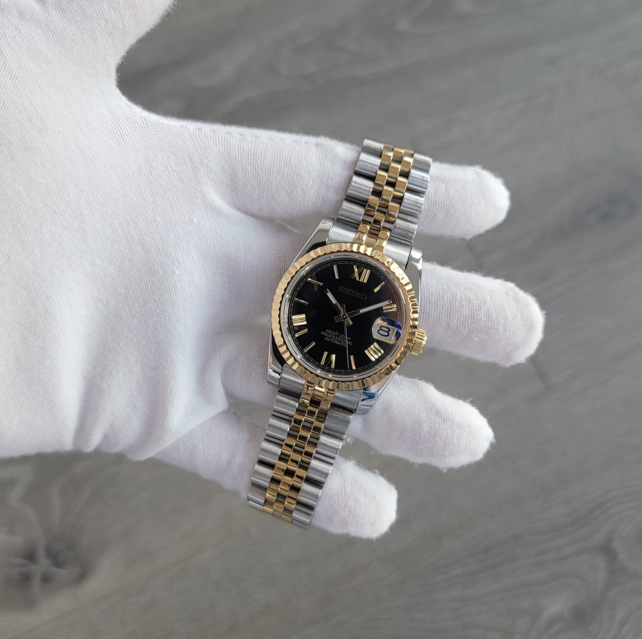 Two Tone YG Black