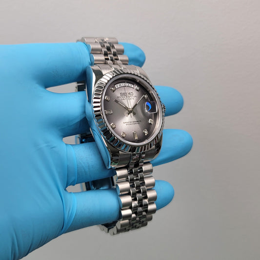 Fume Diamond Daydate Dial