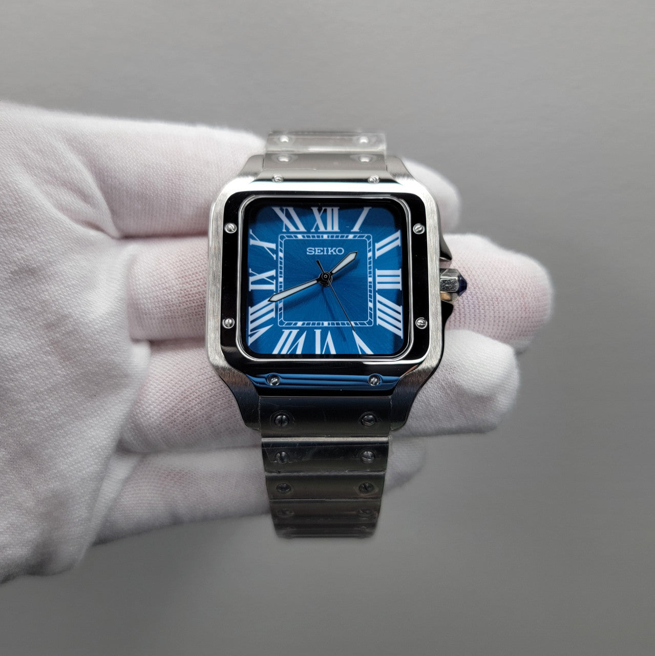 Sunburst Royal Blue Square Mod