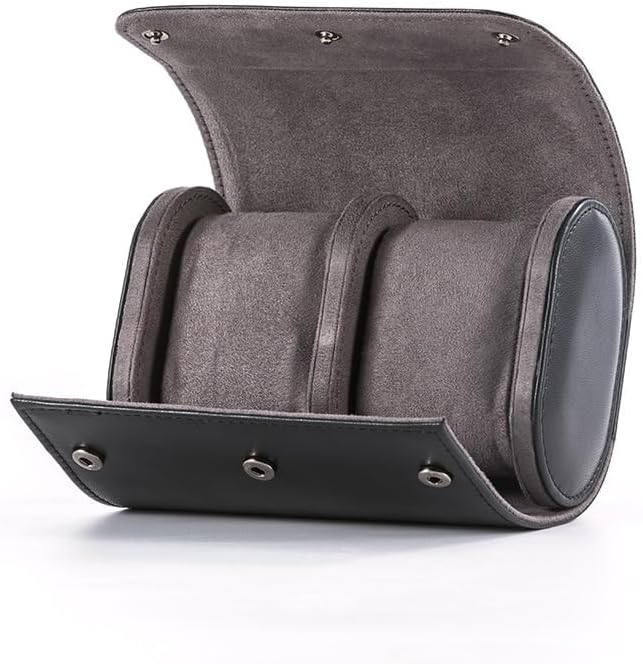 Watch Leather Case - 2 Piece (Black)