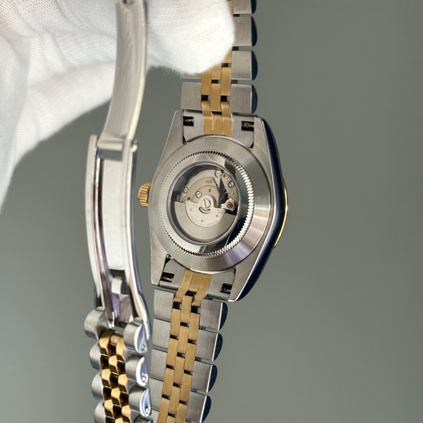 Women's Two Tone YG White Dial