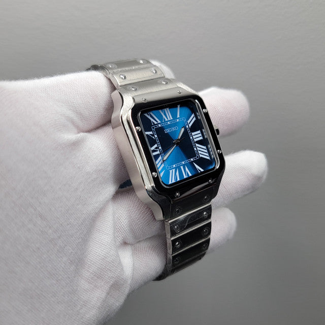 Sunburst Royal Blue Square Mod