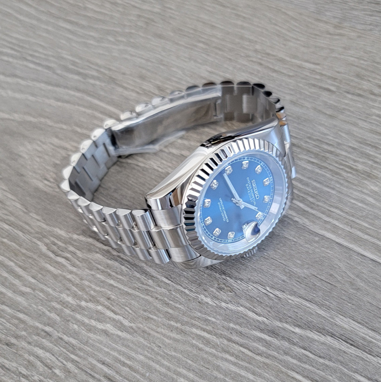 President Blue Diamond Dial
