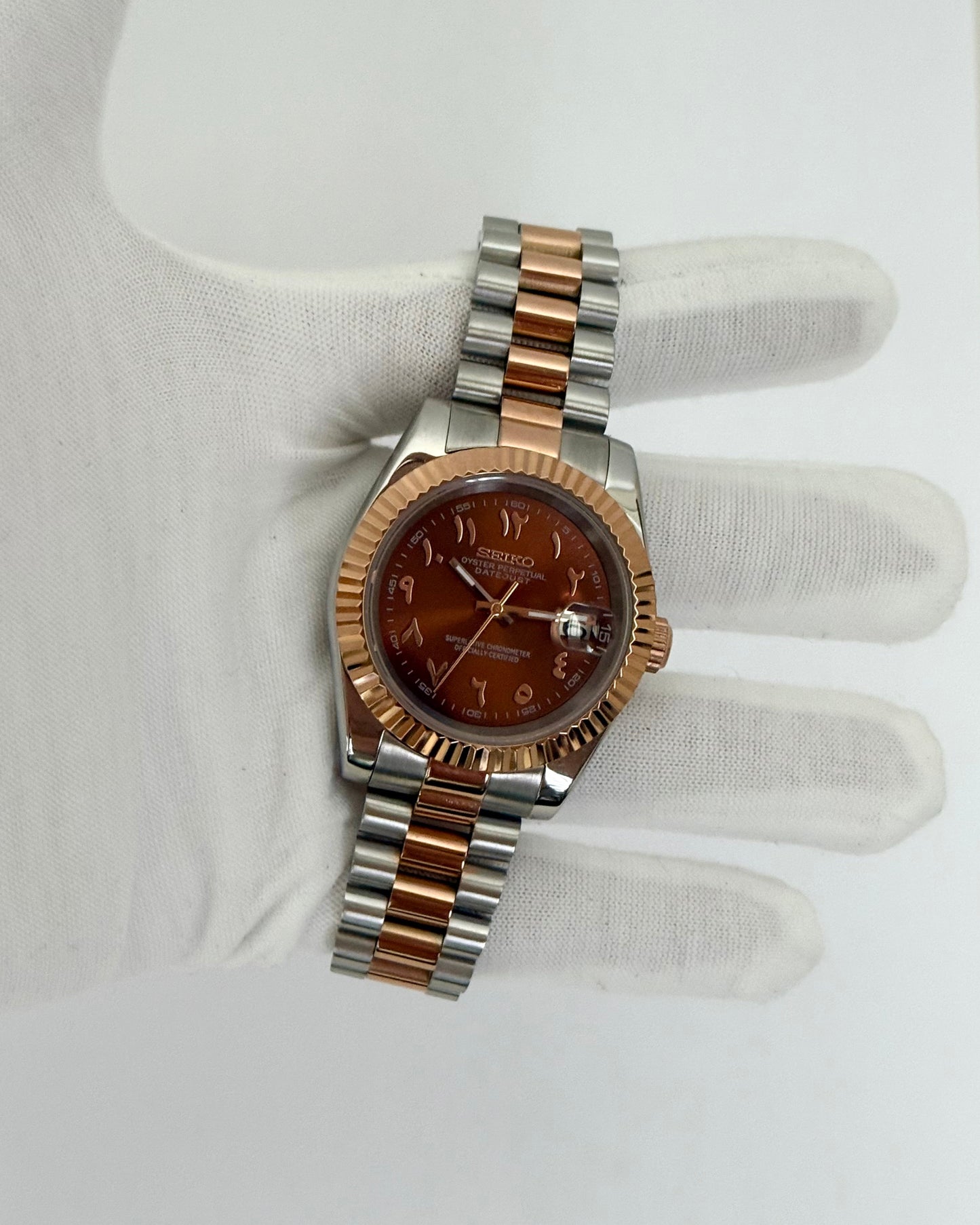 Two Tone Chocolate Arabic Dial