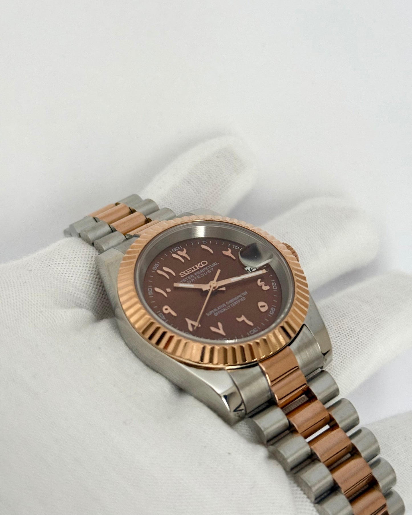 Two Tone Chocolate Arabic Dial