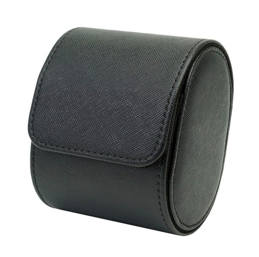 Watch Leather Case - 1 Piece (Black)