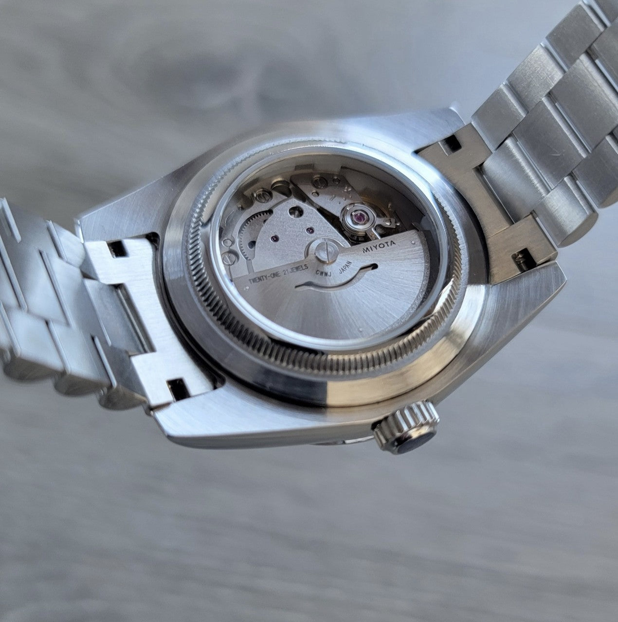 President Date Sunburst Slate Mod