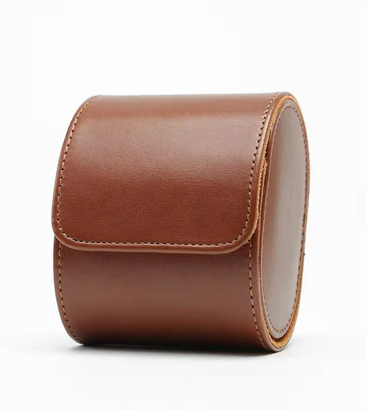 Watch Leather Case - 1 Piece (Brown)