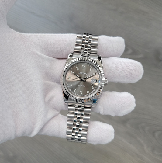 Sunburst Slate Arabic Dial