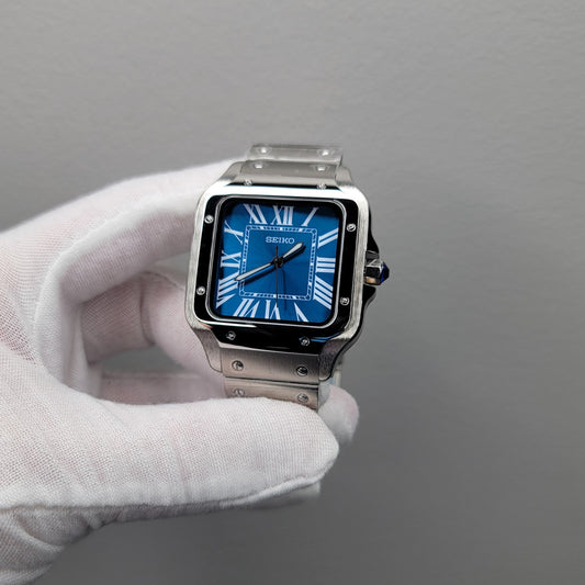 Sunburst Royal Blue Square Mod