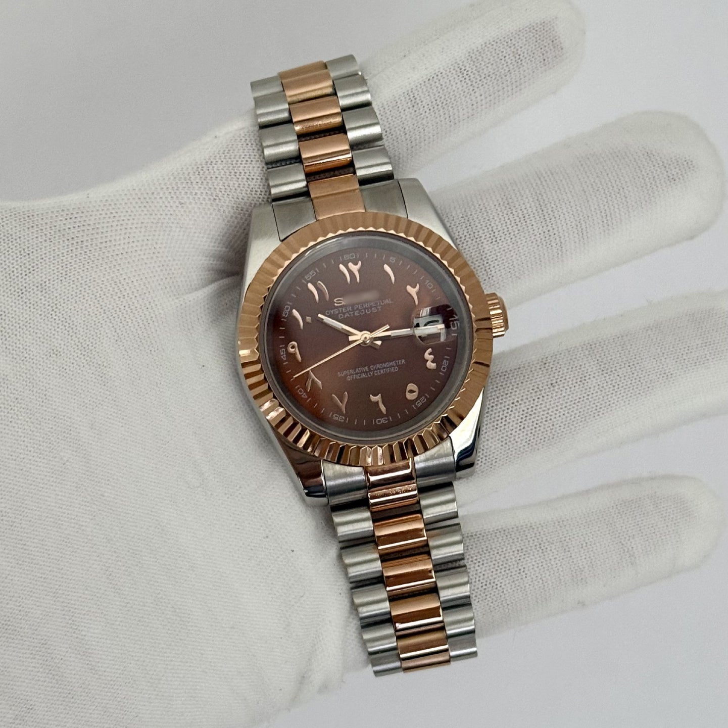 Two Tone Chocolate Arabic Dial – ModixTime