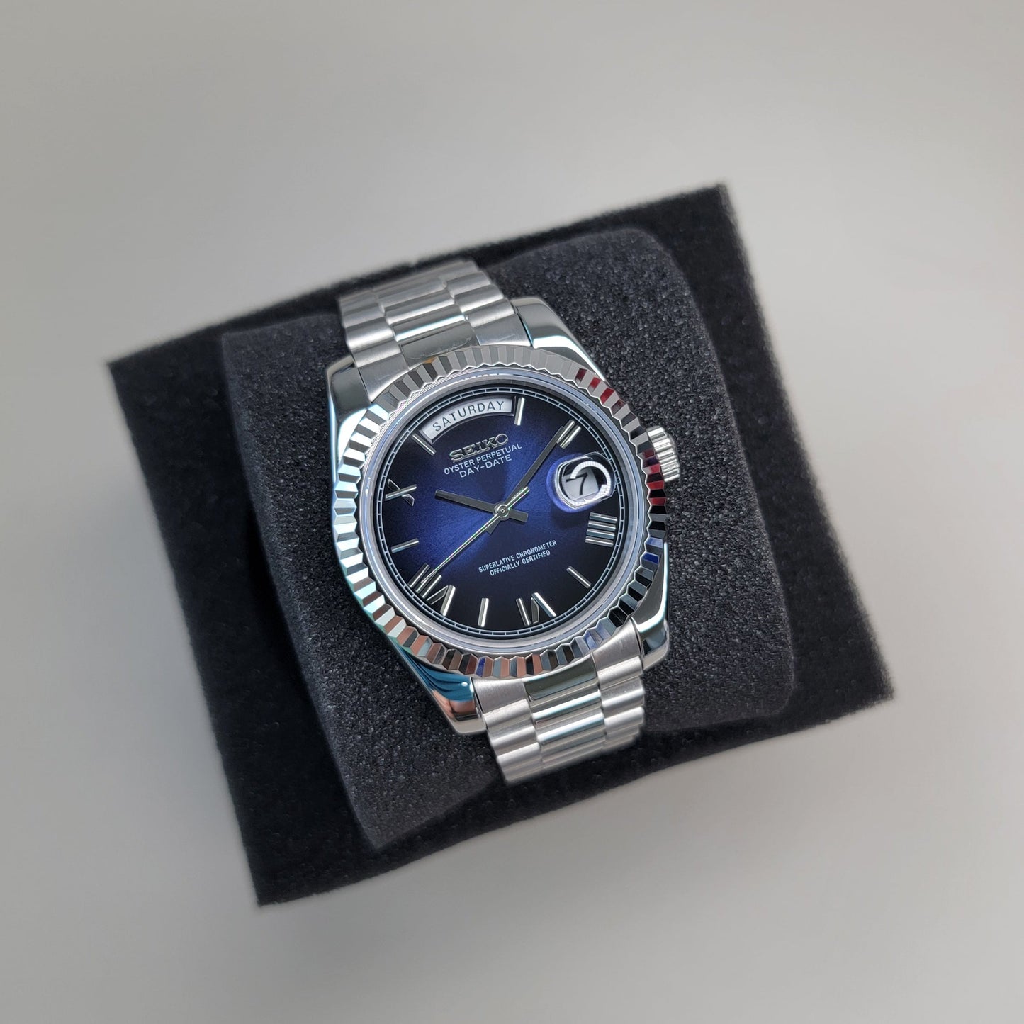 Royal Blue Daydate Dial