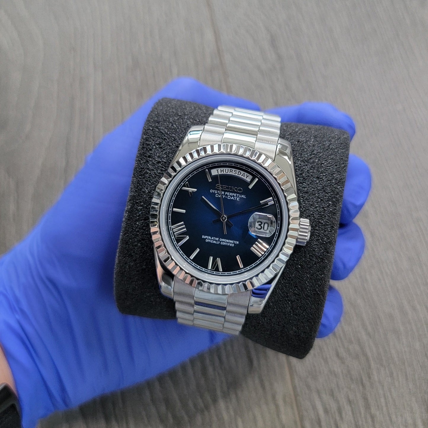 Royal Blue Daydate Dial
