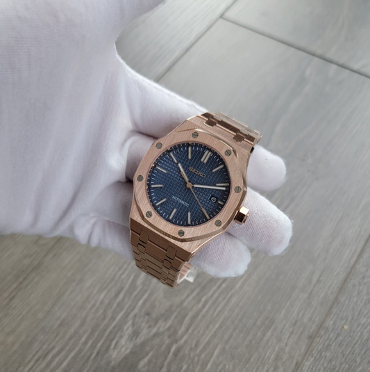 Chocolate Rose Blue Waffle Dial