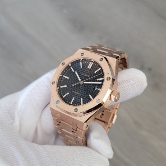 Chocolate Rose Black Waffle Dial