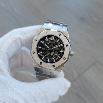 Black Skeleton Dial