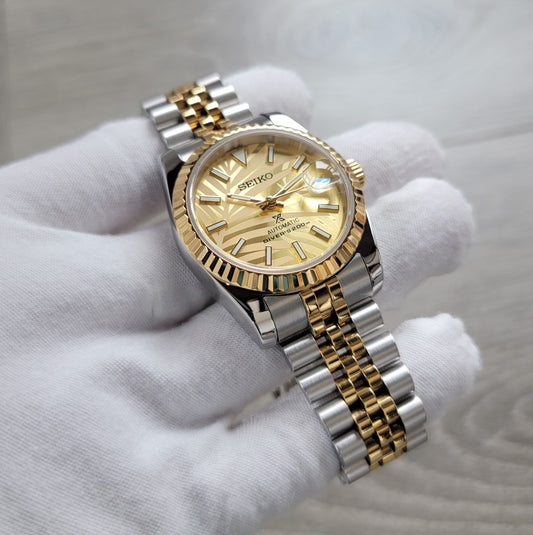 Sunburst Two Tone Palm Dial
