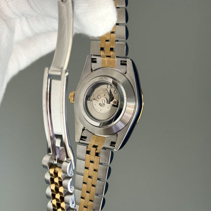 Women's Two Tone YG White Dial