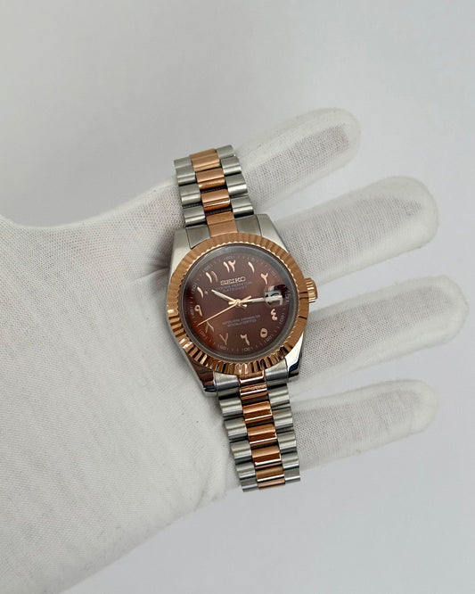 Two Tone Chocolate Arabic Dial