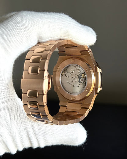 Nautilus "Open Heart" Chocolate Dial