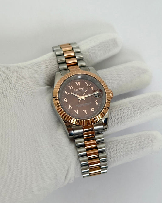 Two Tone Chocolate Arabic Dial