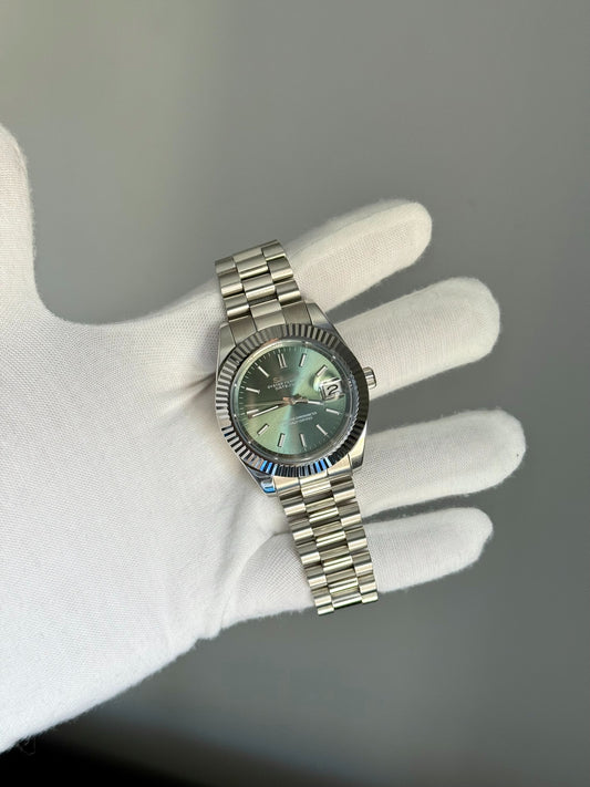 President Date Sunburst Emerald Green Mod