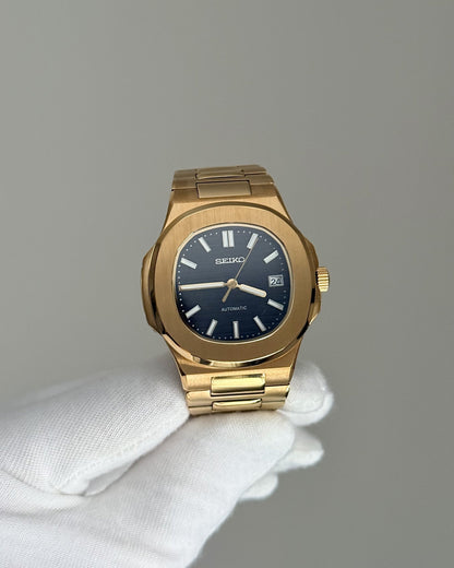 Nautilus YG Black Embossed Dial