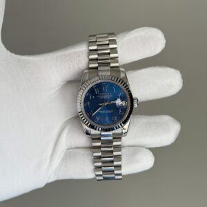 Sunburst Deep Blue Arabic Dial
