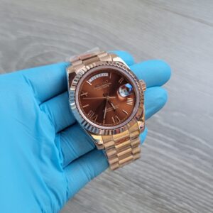 Chocolate Roman Daydate Dial